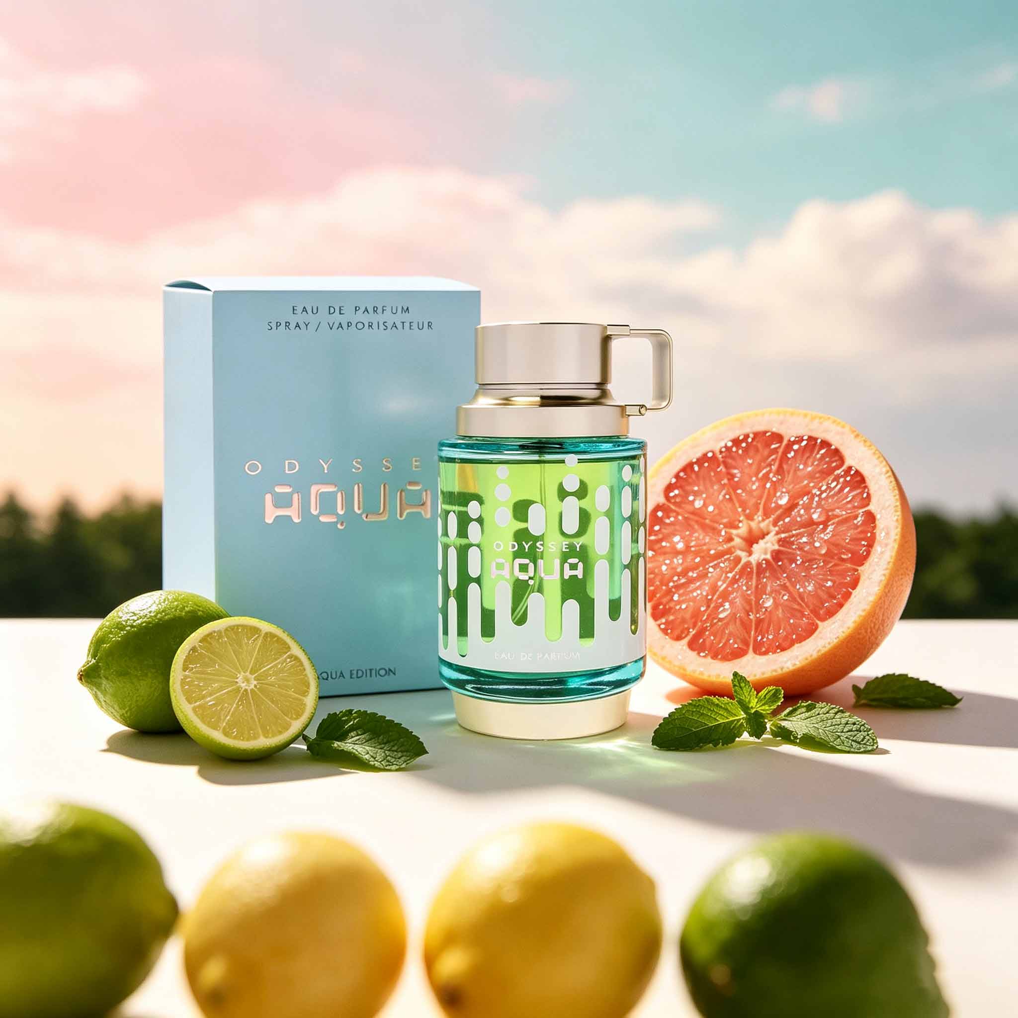 Packaging - Odyssey Aqua Herrenduft, einzigartiges Retro-Kessel-Design, transparente