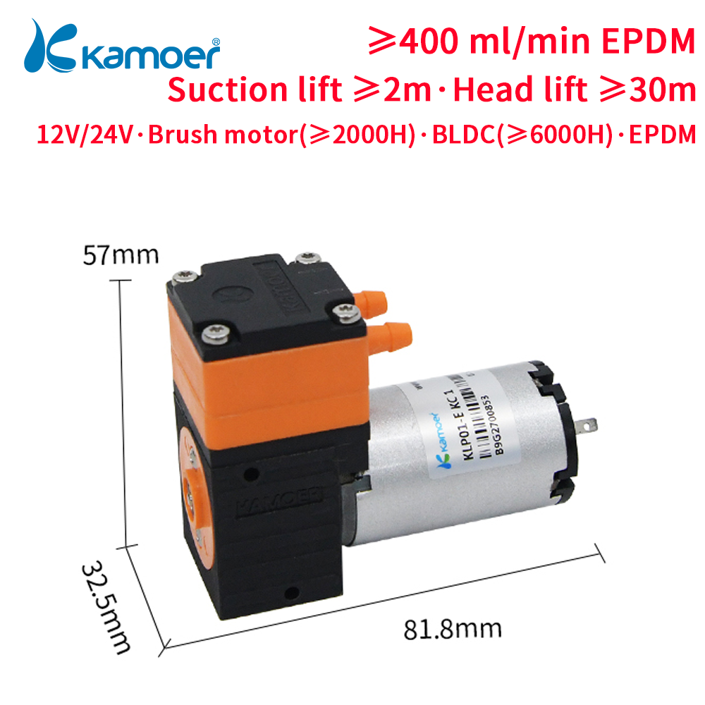Mini Peristaltic Pump 12V - Kamoer 400 ml/min klp01 mini High