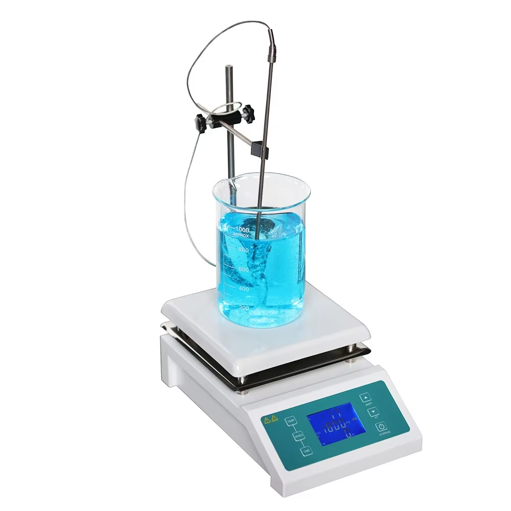 Lab Magnetic Stirrer Hot Plate - Hochwertiger Labor-Digitalanzeige, Keramik-Heizplatte und Magnetrührer, 5