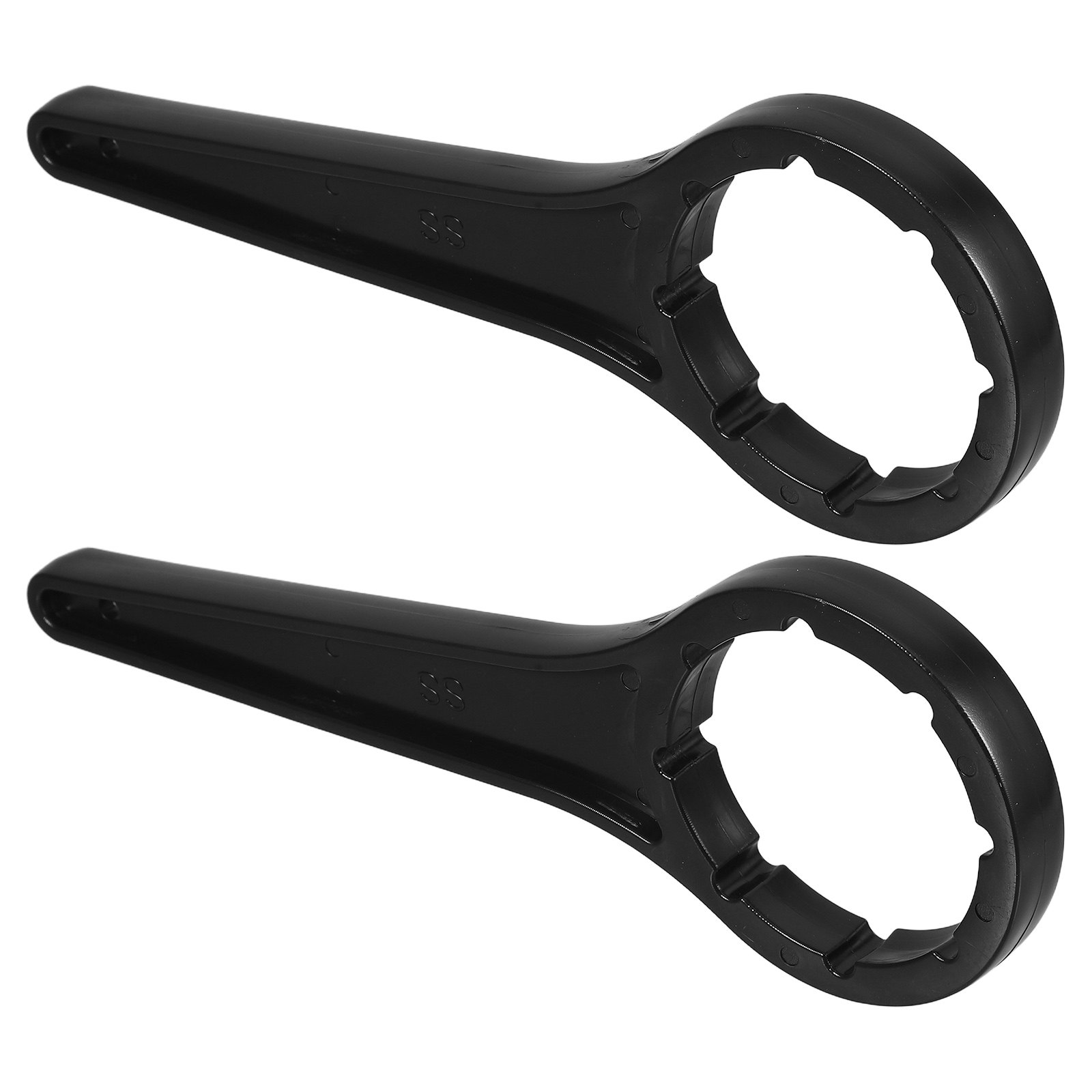 Industrial Tools - 2 Stück Universal-Trommelschlüssel, schwarzes Kunststoff-Trommelöffnungswerkzeug, ideal