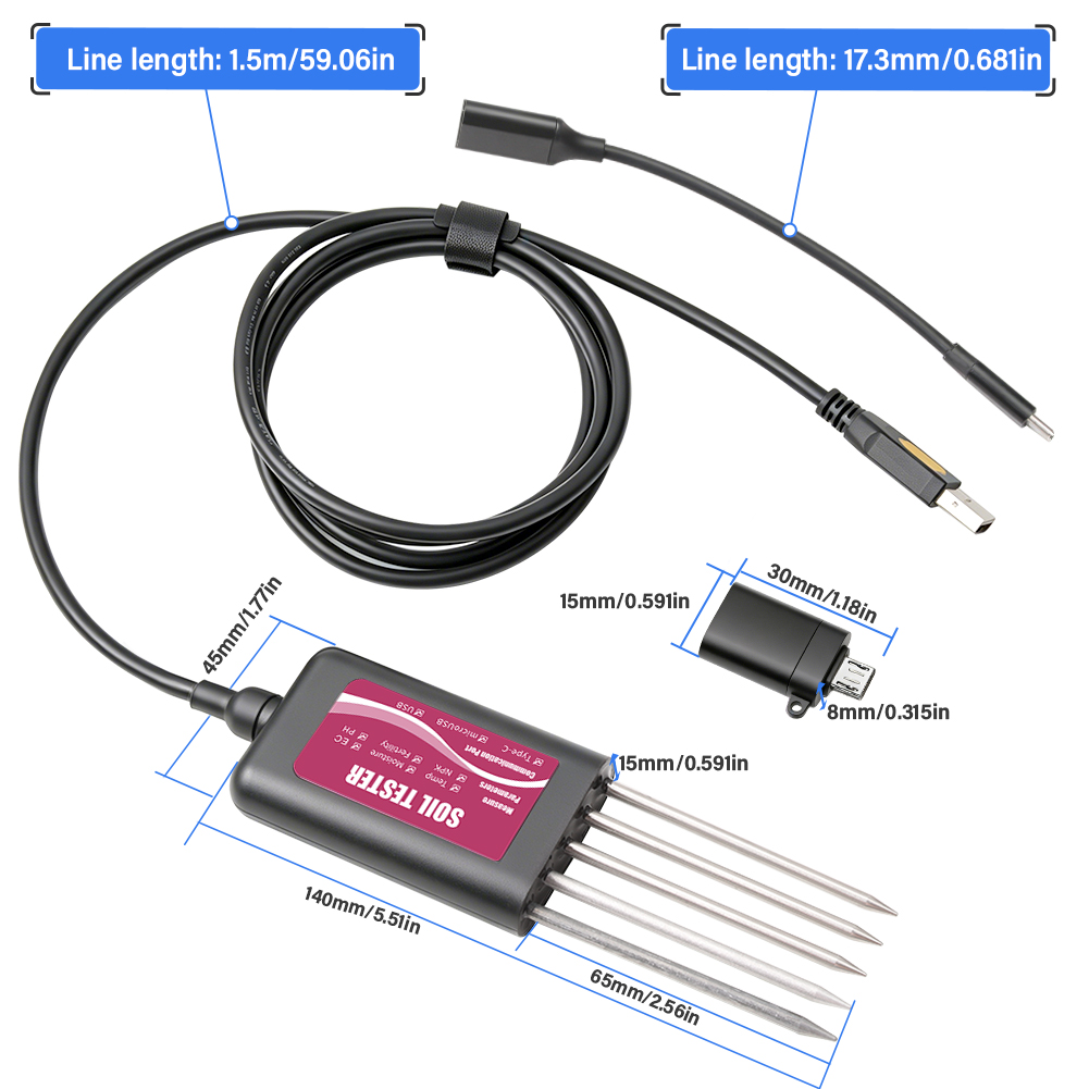 8-in-1 Intelligenter Bodentest – Ph Meter Digital Water Tester Bewertung und Preis