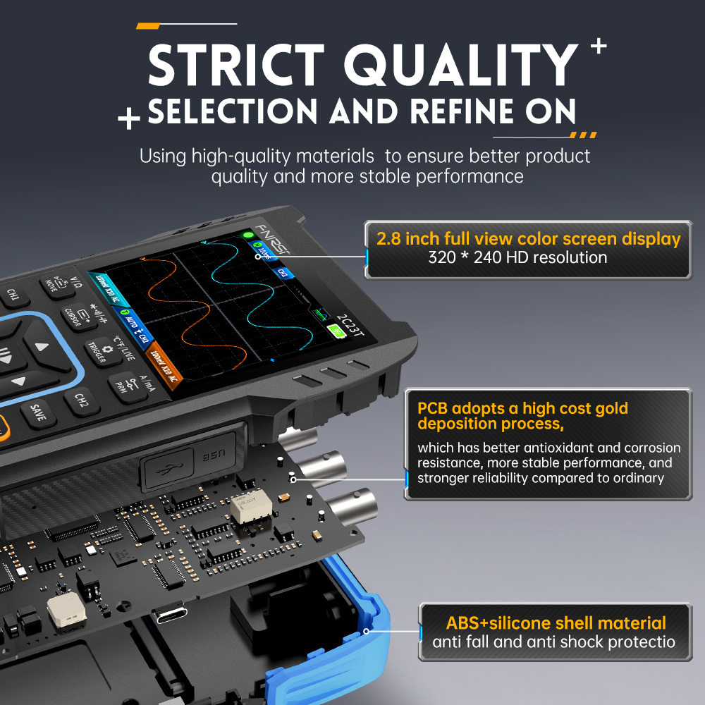 FNIRSI 2C23T Handheld-Digitalo – Fnirsi Digital Oscilloscope Handheld Bewertung und Preis