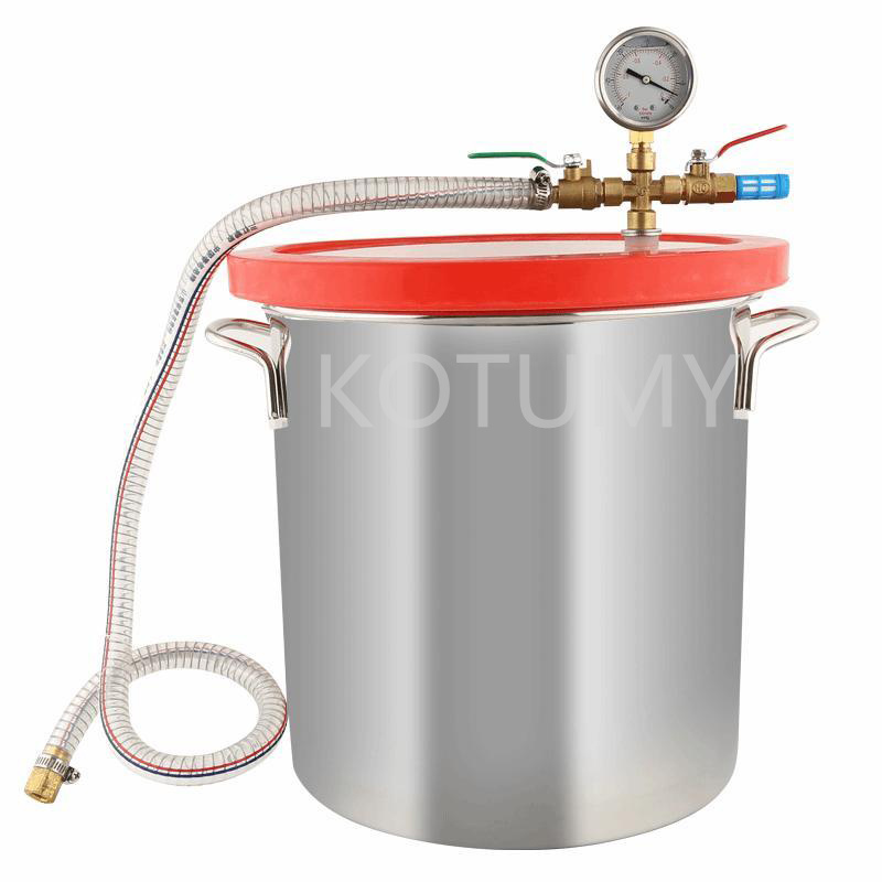 7,2L/12L/20L Edelstahl-Vakuum- – Vacuum Chamber Kit With Pump Bewertung und Preis
