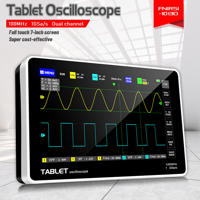 FNIRSI 1013D Dual-Channel-Tabl – Fnirsi Digital Oscilloscope Handheld Bewertung und Preis