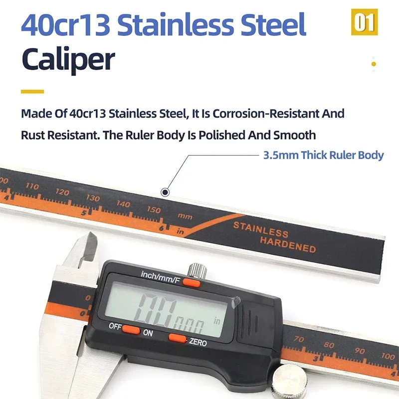 Bruchmetall-Messschieber, digi – Digital Caliper 150Mm Stainless Steel Bewertung und Preis